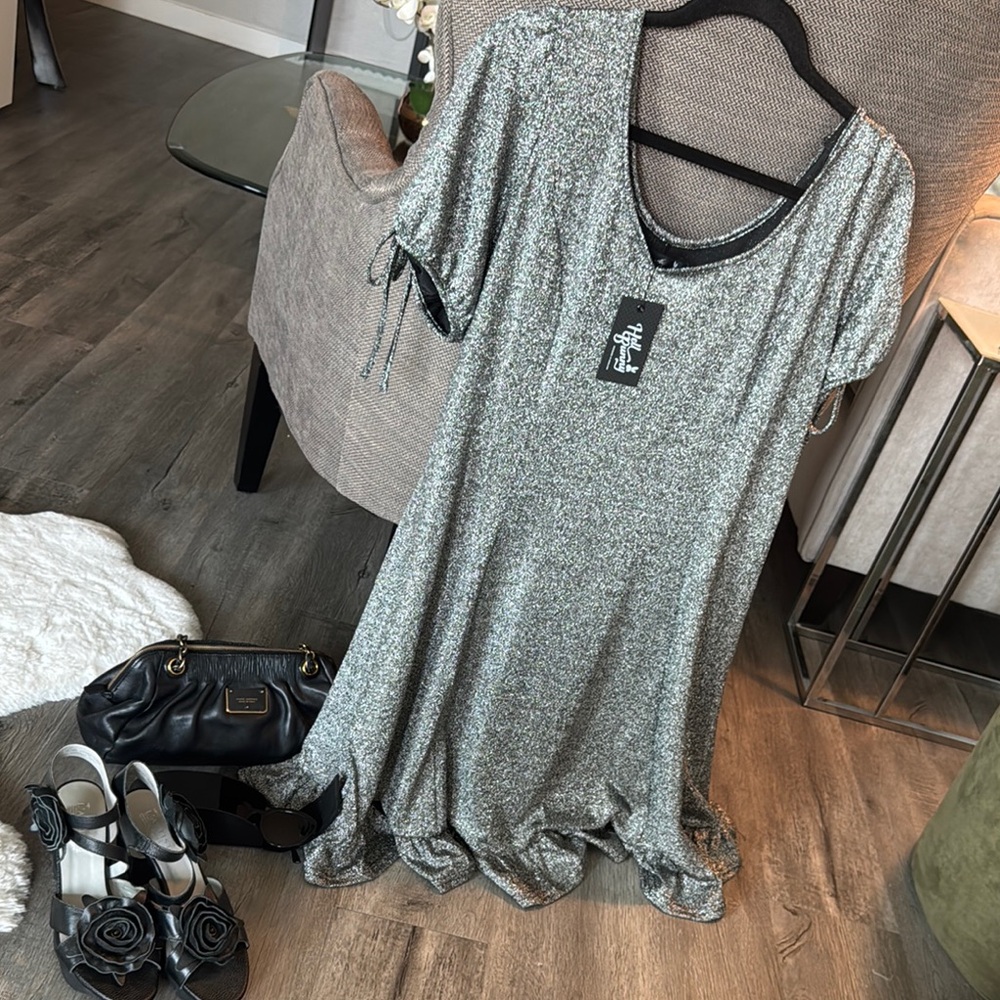 CLOSET CLEARANCE - Hell Bunny Silver Dress